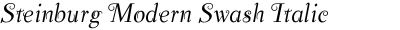 Steinburg Modern Swash Italic